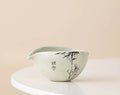 Grass and wood ash fair cup ink and wash bamboo uniform teacup ceramic tea sea tea divider tea set accessories single male cup