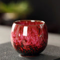 Japanese Raku Ceramic Tea Cup Kiln Fired Glaze For Coffee Sake Wine Tasting Tea Ceremony Zen Meditation Home Bar Use